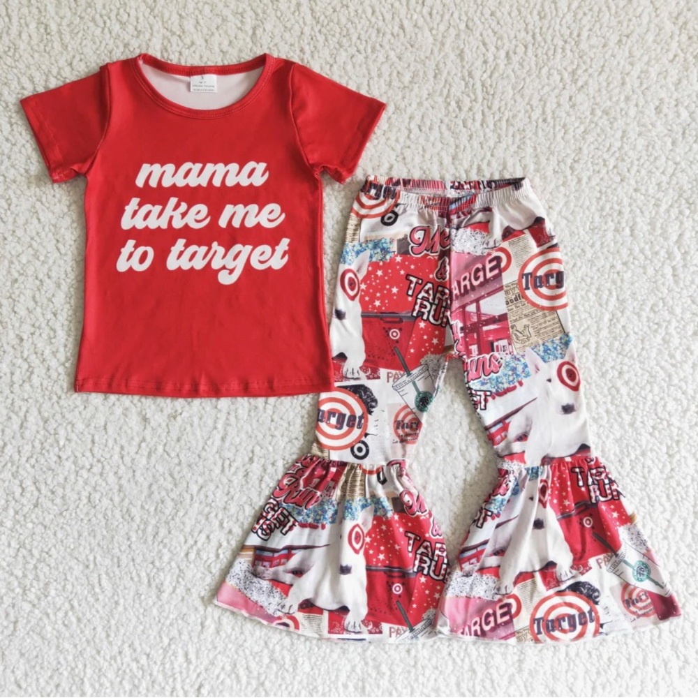 Little girls 3 piece set (Mama take me to target)